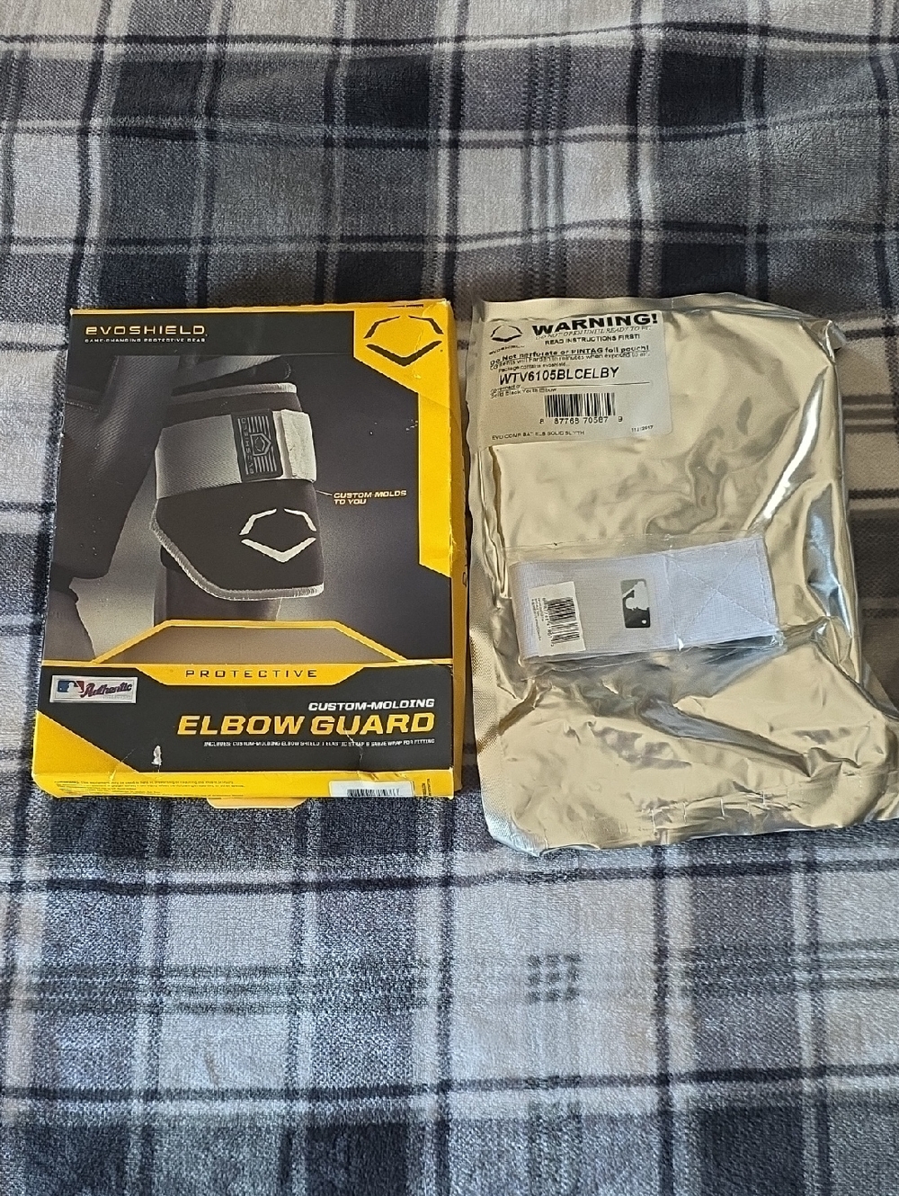EvoShield Youth Black Elbow Guard - Protective Sports Pad...NWT